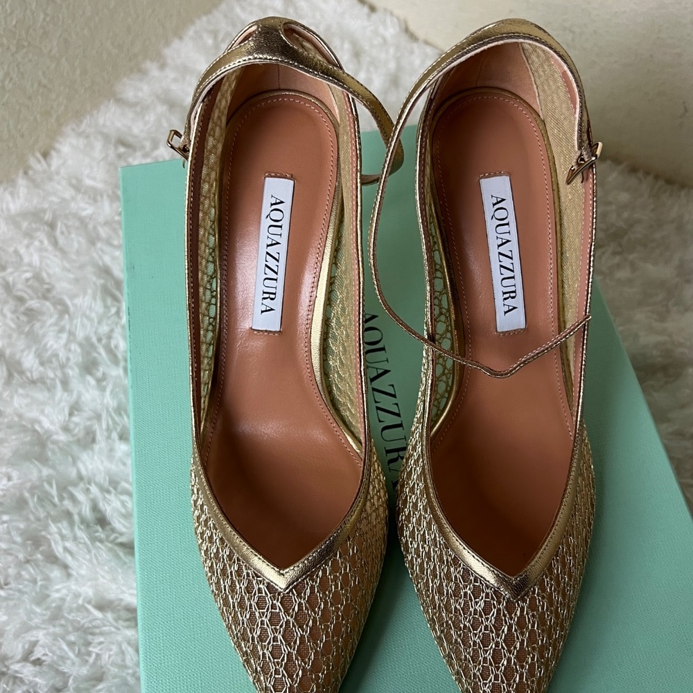 Aquazzura Asha Mesh Pump 85 Women's Size: 6.5 | IT 36.5 - Picture 7 of 8
